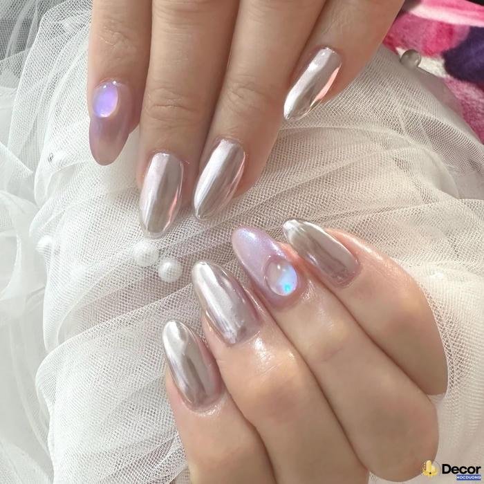 nail tráng gương nghệ thuật