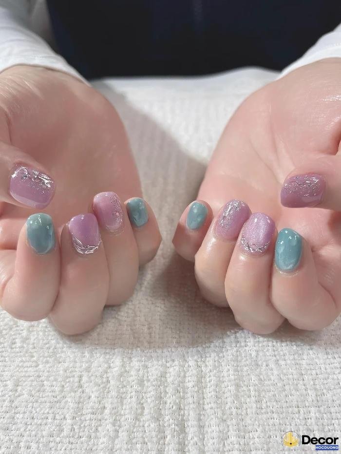 nail tráng gương sang trọng