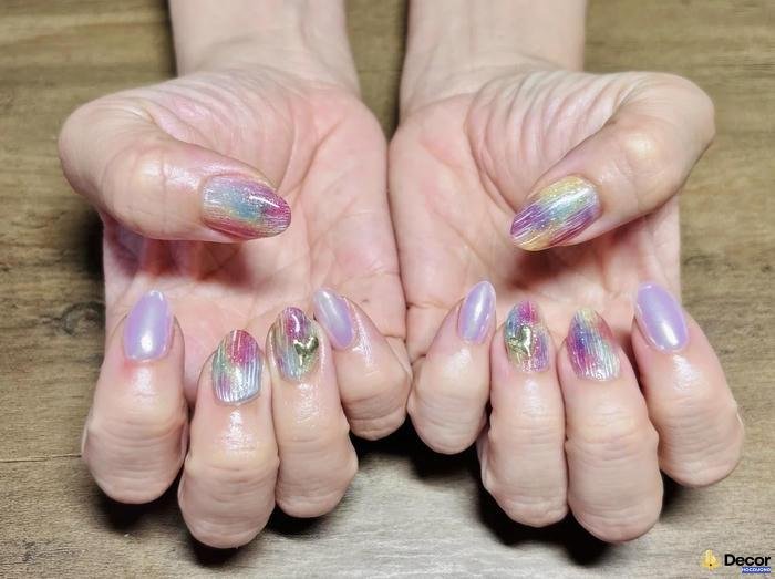 nail tráng gương thanh lịch