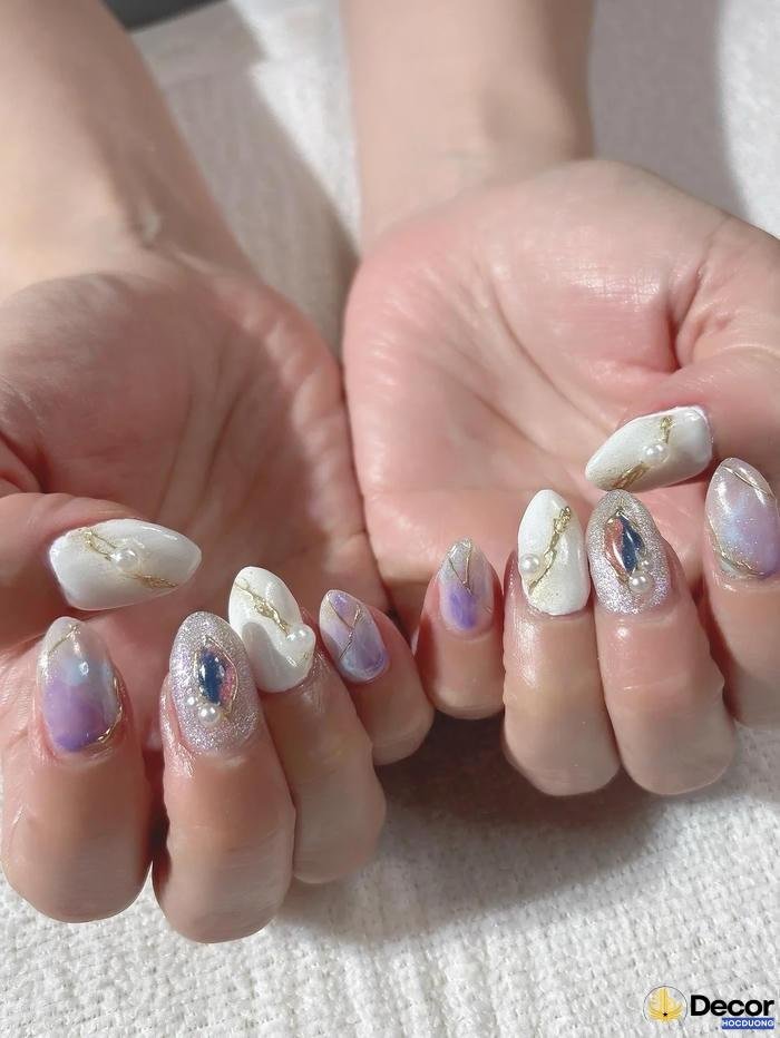 nail tráng gương tinh tế