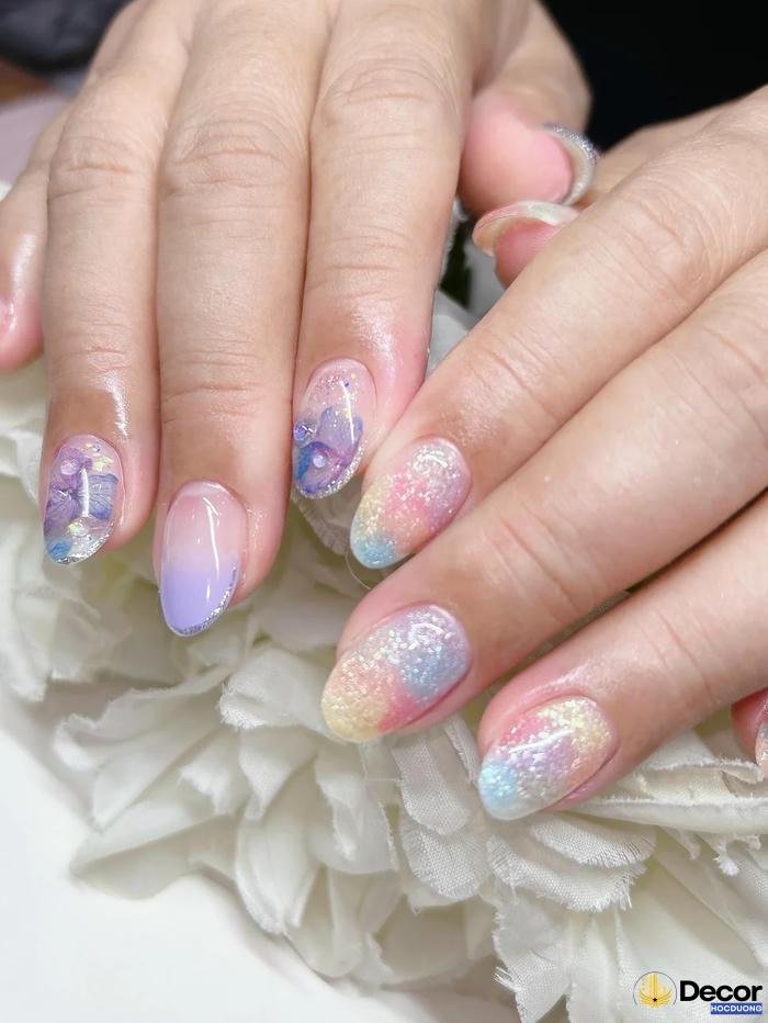 nail vân đá cá tính