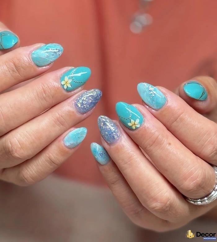 nail vân đá đẹp mắt
