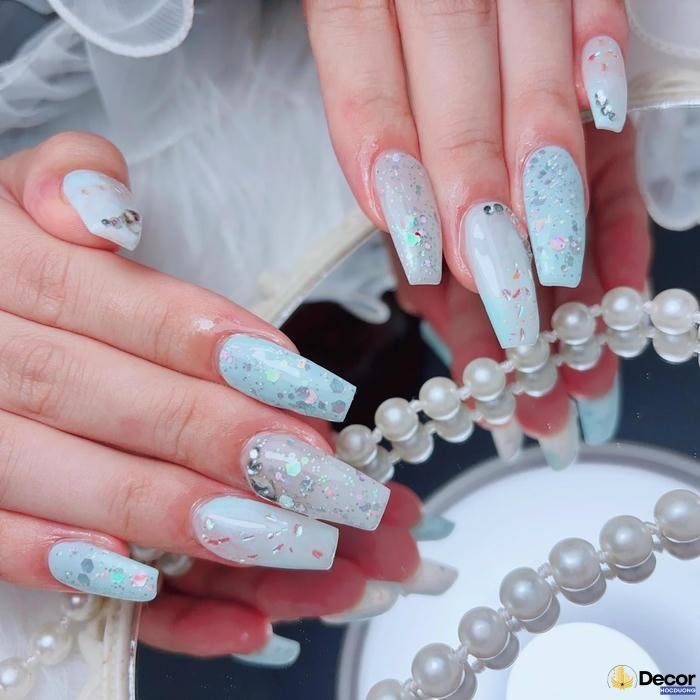nail vân đá đẹp