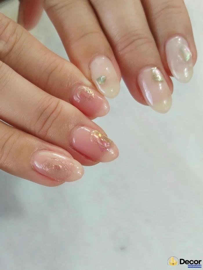 nail xà cừ cá tính
