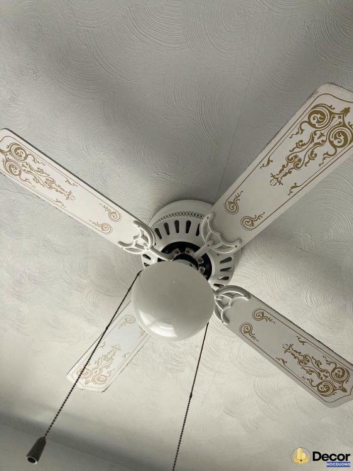 Trang trí quạt trần độc đáo